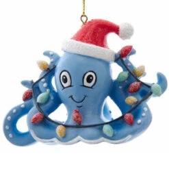 Kurt Adler Christmas Octopus Ornament