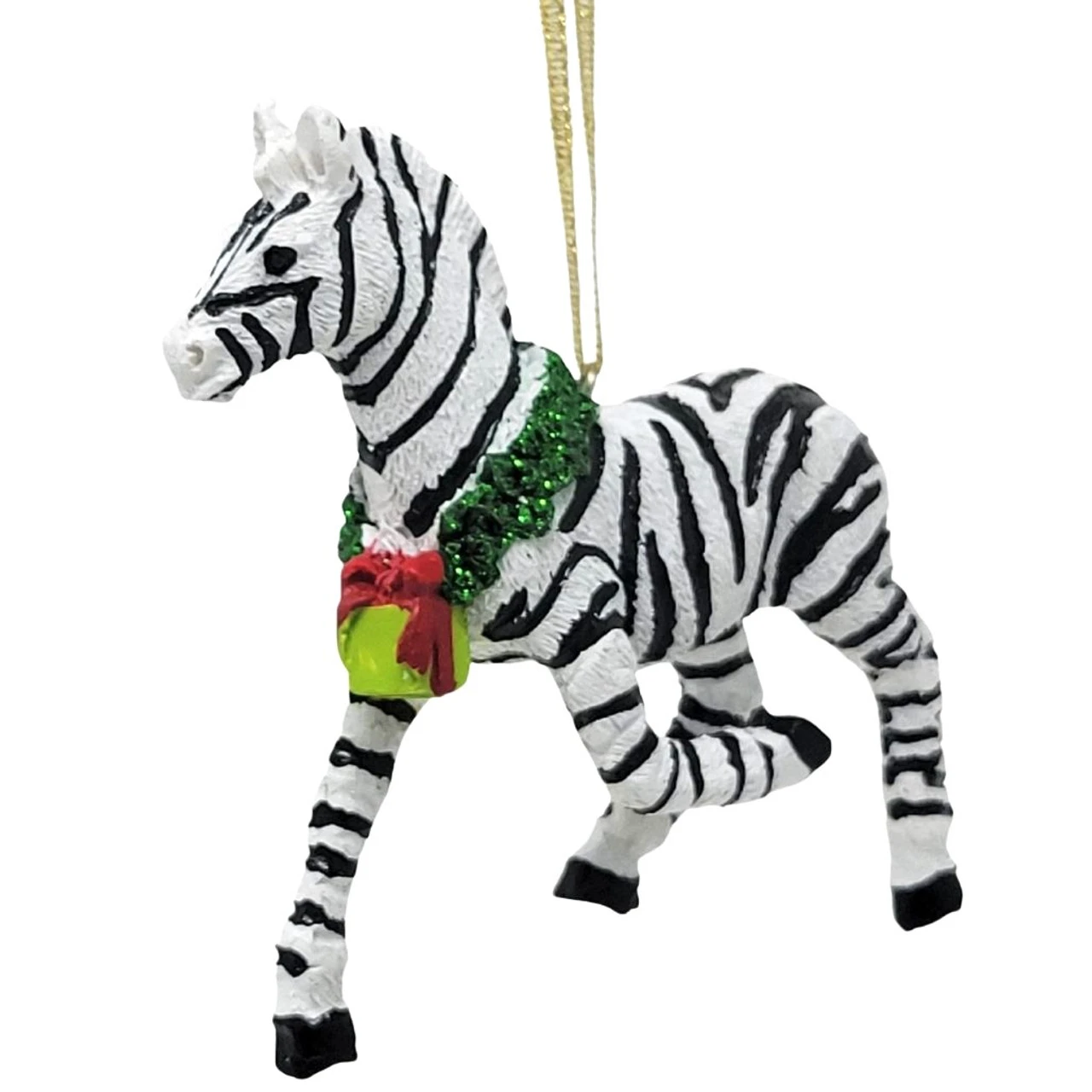 Kurt Adler Holiday Zebra Ornament 1 Kurt Adler Holiday Zebra Ornament