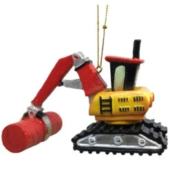 Kurt Adler Fork Excavator Truck Ornament