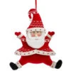 Kurt Adler Red & White Santa Ornament