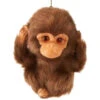 Kurt Adler Furry Baby Monkey Ornament