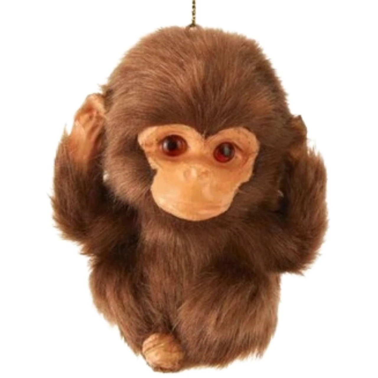 Kurt Adler Furry Baby Monkey Ornament 1 Kurt Adler Furry Baby Monkey Ornament