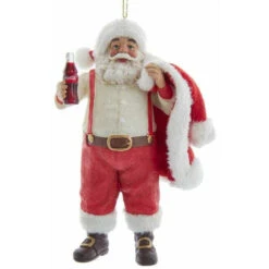 Kurt Adler Coca-Cola Santa Ornament