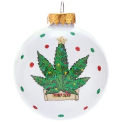 Kurt Adler Get Lit Cannabis Tree Ornament