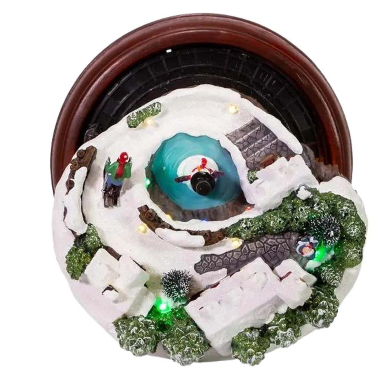 Kurt Adler Musical LED Village And Train Table Piece 5 Kurt Adler Musical LED Village And Train Table Piece - Image 5