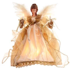 Kurt Adler Gold Angel Tree Topper