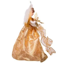 Kurt Adler Gold Angel Tree Topper 8 Kurt Adler Gold Angel Tree Topper -Kurt Adler Outlet Store 112225 Kurt Adler Gold Angel Treetop right 42319.1652115064