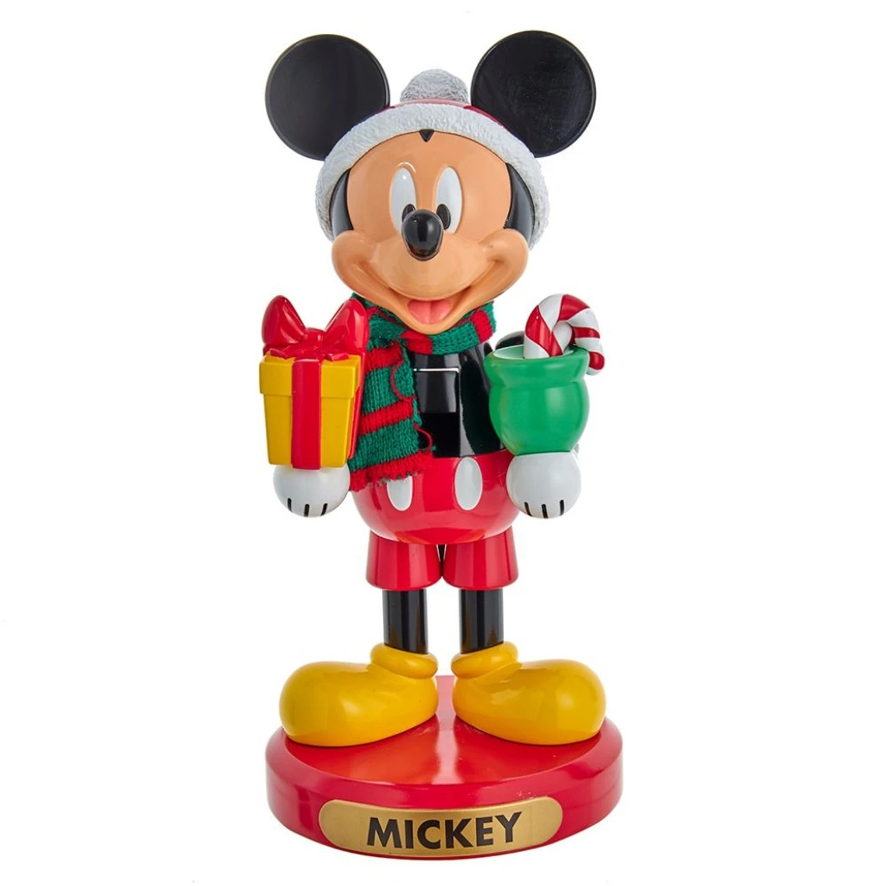 Kurt Adler Disney Mickey Mouse With Presents Nutcracker 1 Kurt Adler Disney Mickey Mouse With Presents Nutcracker