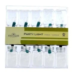 Kurt S. Adler Mason Jar Light String (37196) -Kurt Adler Outlet Store 371966md