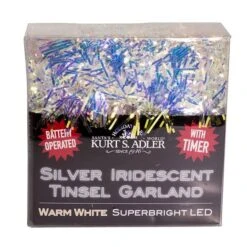 Kurt S. Adler Artificial Tinsel Garland (54210) 7 Kurt S. Adler Artificial Tinsel Garland (54210) -Kurt Adler Outlet Store 54210packagemd