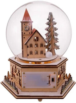 Kurt Adler Light-Up Wooden Globe With Church And Choir Table Piece -Kurt Adler Outlet Store 61BkYwrPZhL. AC SL1000 52275.1606835722