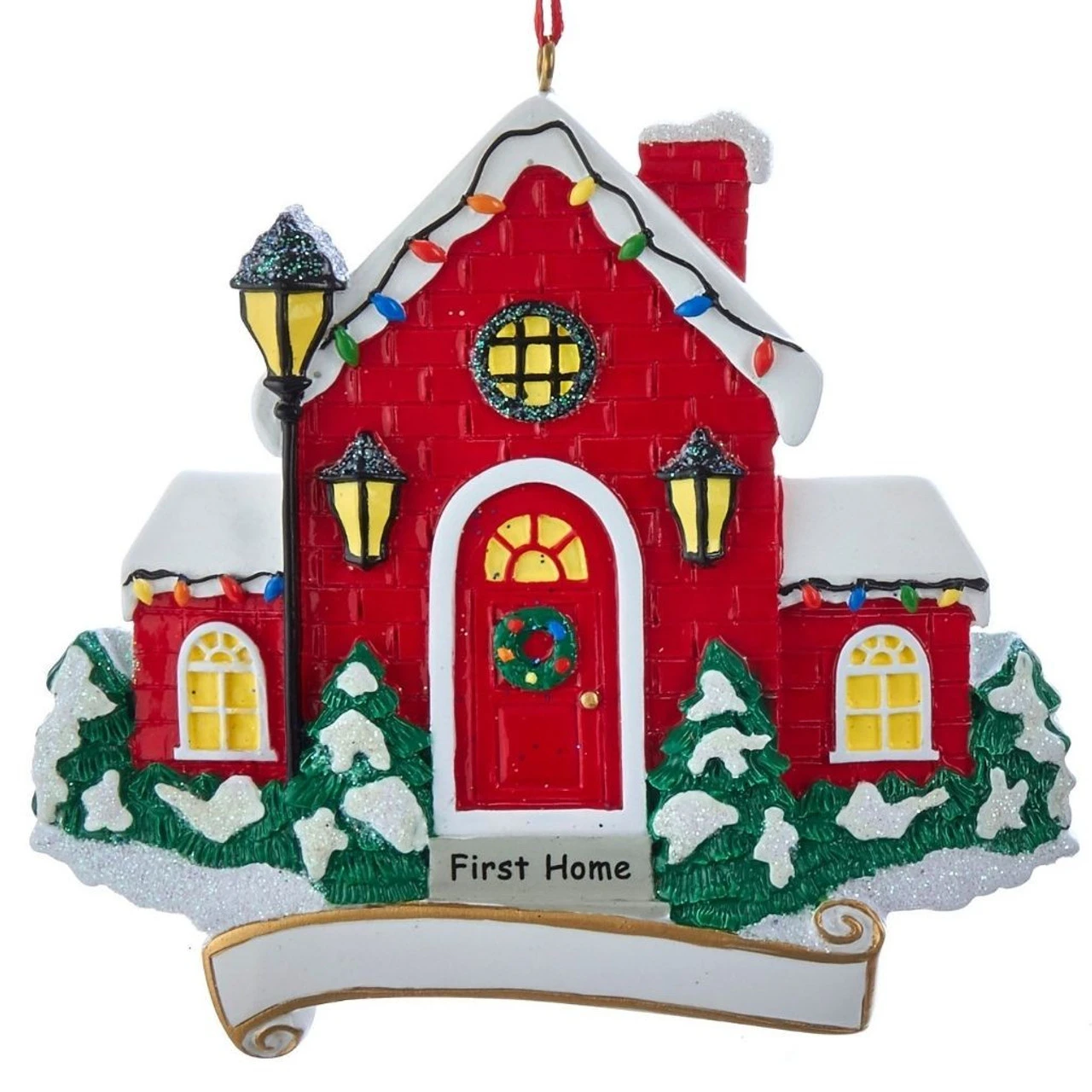 Kurt Adler Personalized First Home Ornament 1 Kurt Adler Personalized First Home Ornament
