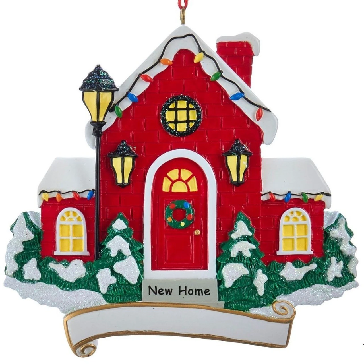 Kurt Adler Personalized New Home Ornament 1 Kurt Adler Personalized New Home Ornament