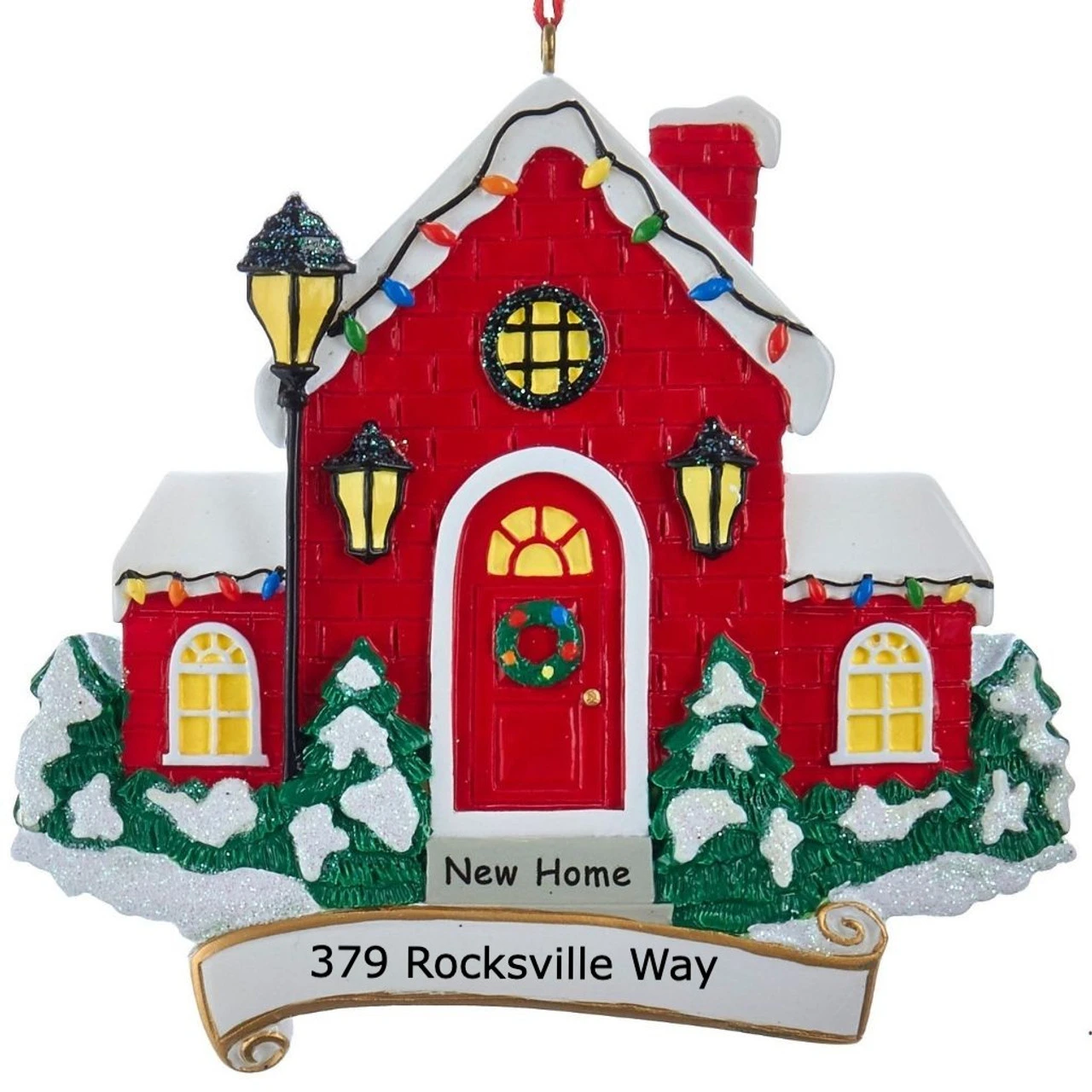 Kurt Adler Personalized New Home Ornament 2 Kurt Adler Personalized New Home Ornament - Image 2