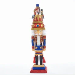 Kurt Adler 20" Hollywood Music Box Hat Nutcracker