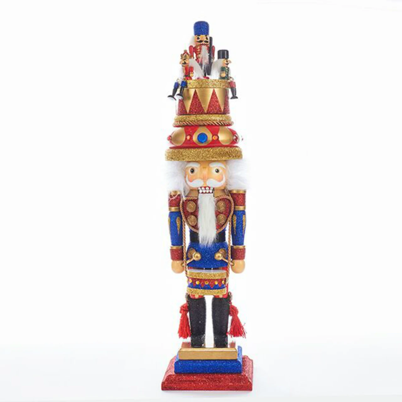 Kurt Adler 20" Hollywood Music Box Hat Nutcracker 1 Kurt Adler 20" Hollywood Music Box Hat Nutcracker