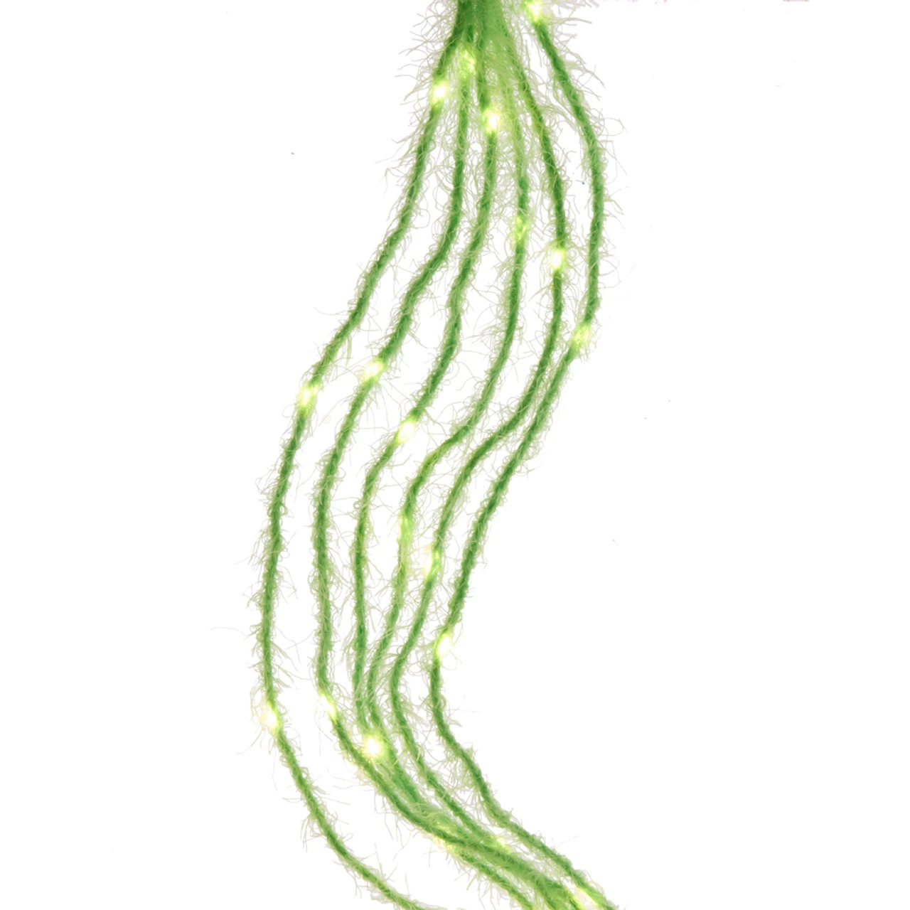Kurt Adler Neon Green Fuzzy Multi-Strand LED Lights 1 Kurt Adler Neon Green Fuzzy Multi-Strand LED Lights