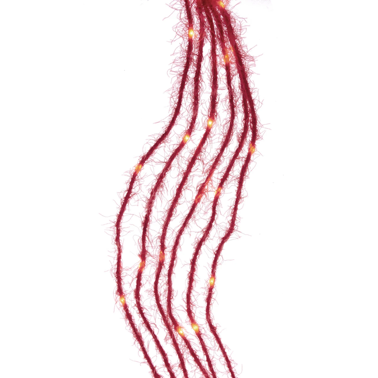 Kurt Adler Red Fuzzy Multi-Strand LED Lights 1 Kurt Adler Red Fuzzy Multi-Strand LED Lights