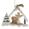 Kurt Adler German Nativity Ornament - Angel With Baby Jesus