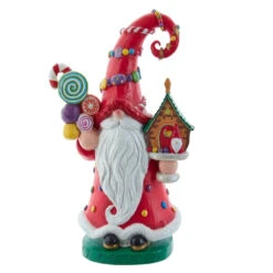 Kurt Adler 10" Jolly Jingles Candy Gnome Table Piece