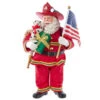 Kurt Adler Fabriché™ Fireman With American Flag Santa