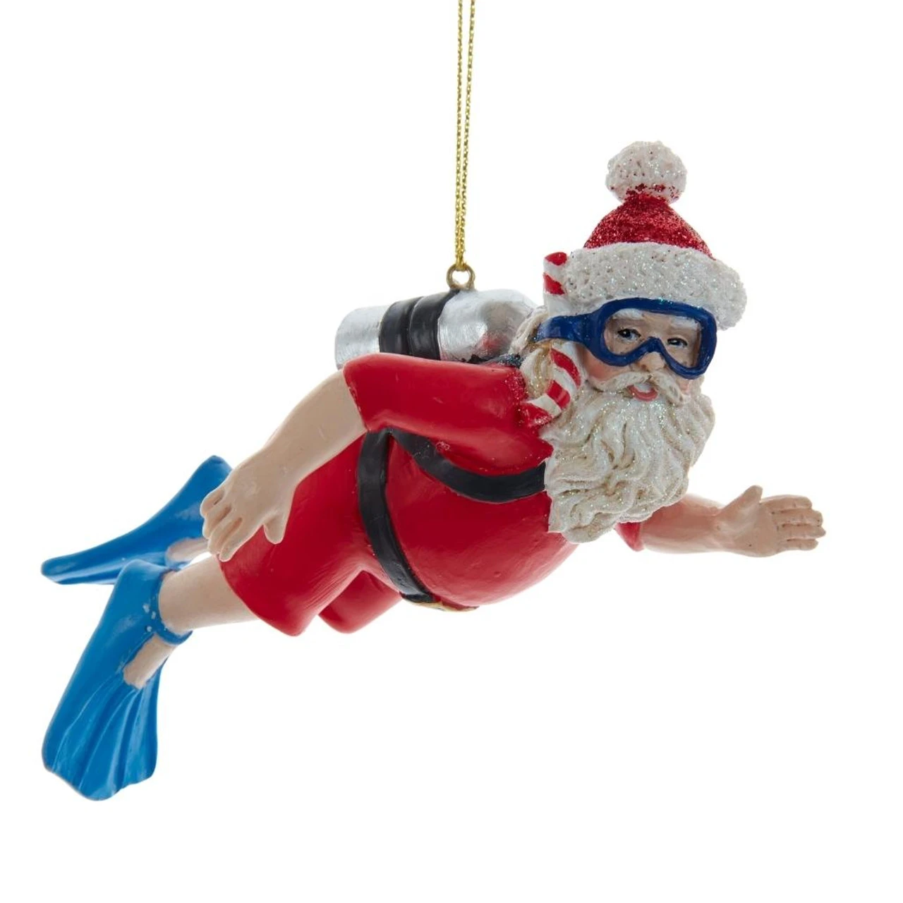 Kurt Adler Scuba Santa Ornament 1 Kurt Adler Scuba Santa Ornament