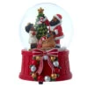 Kurt Adler Kurt S. Adler Musical Wind-Up African American Santa Water Globe