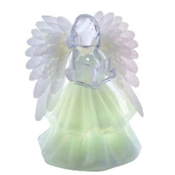 Kurt Adler Fiber Optic Multicolor Angel With Song Book Figurine