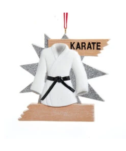 Kurt Adler Personalized Karate Ornament