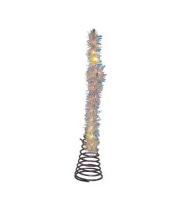Kurt Adler Lighted Treetopper, Silver -Kurt Adler Outlet Store ad1022ww 02 20496.1626714004