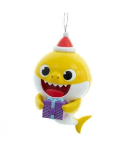 Kurt Adler Baby Shark Ollie With Sound Ornament