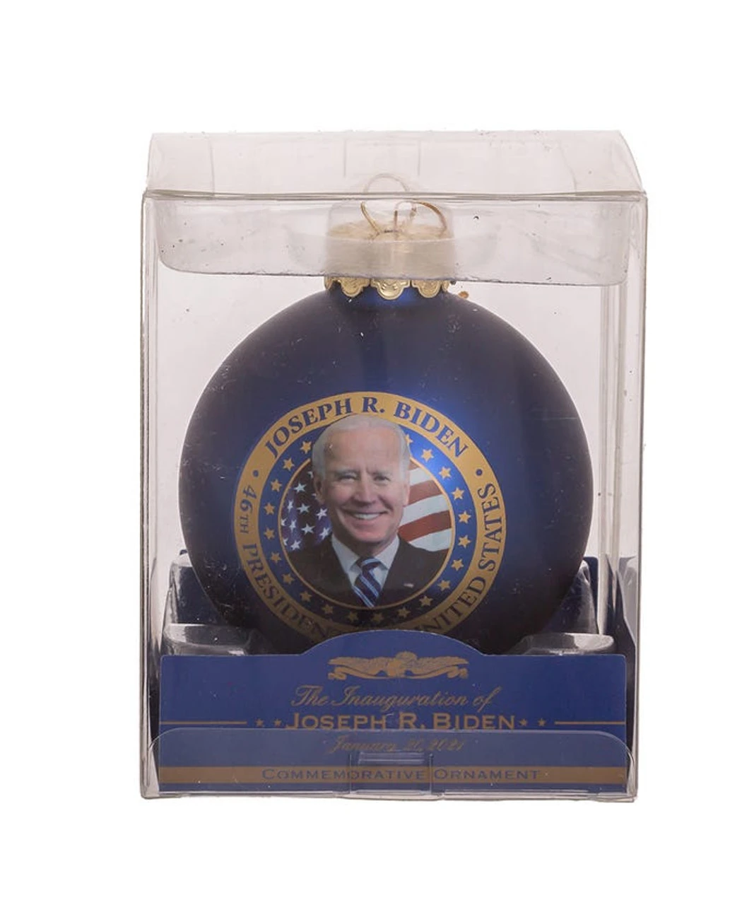 Kurt Adler President Biden Glass Ball Ornament 2 Kurt Adler President Biden Glass Ball Ornament - Image 2