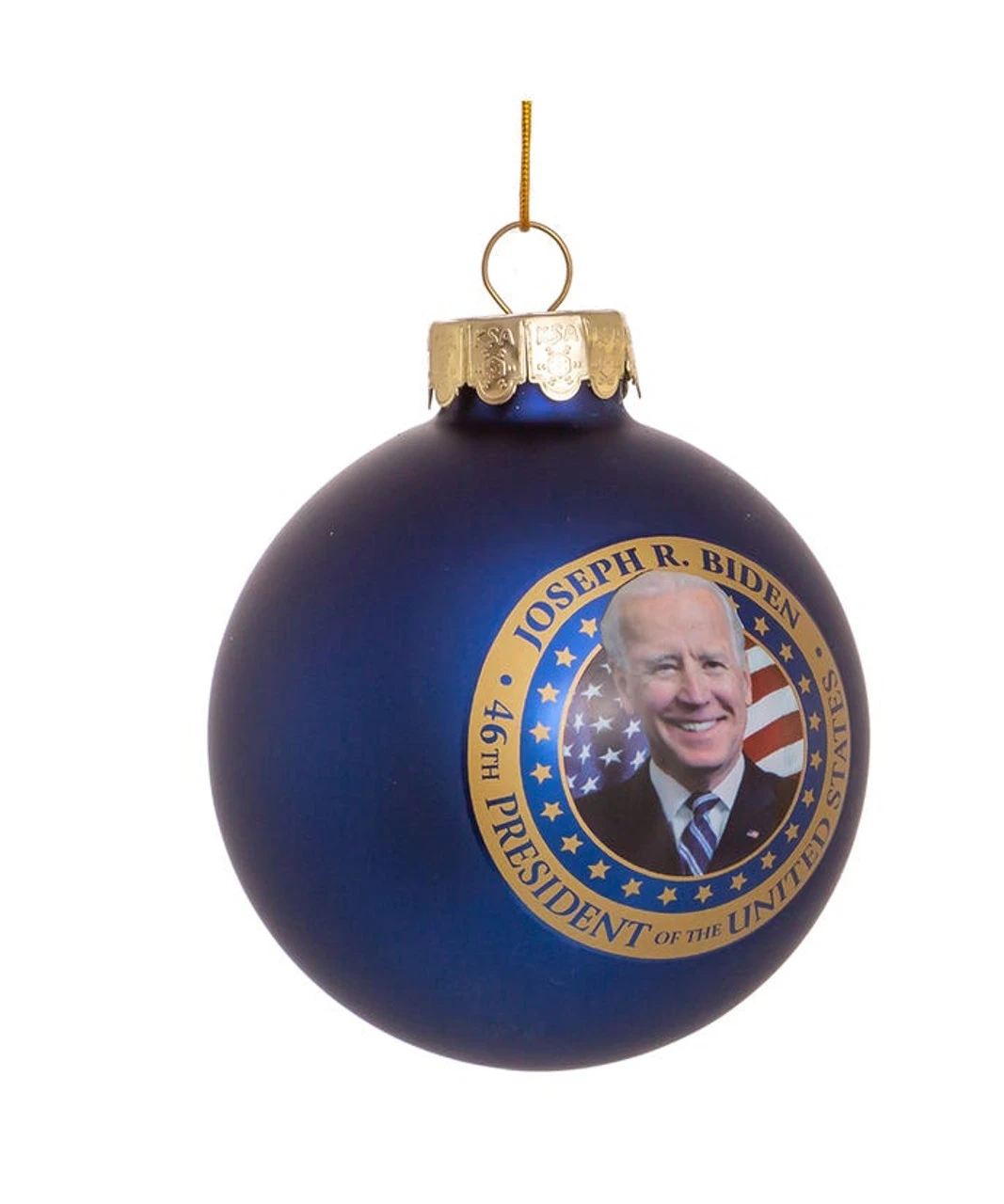 Kurt Adler President Biden Glass Ball Ornament 3 Kurt Adler President Biden Glass Ball Ornament - Image 3