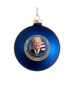 Kurt Adler President Biden Glass Ball Ornament
