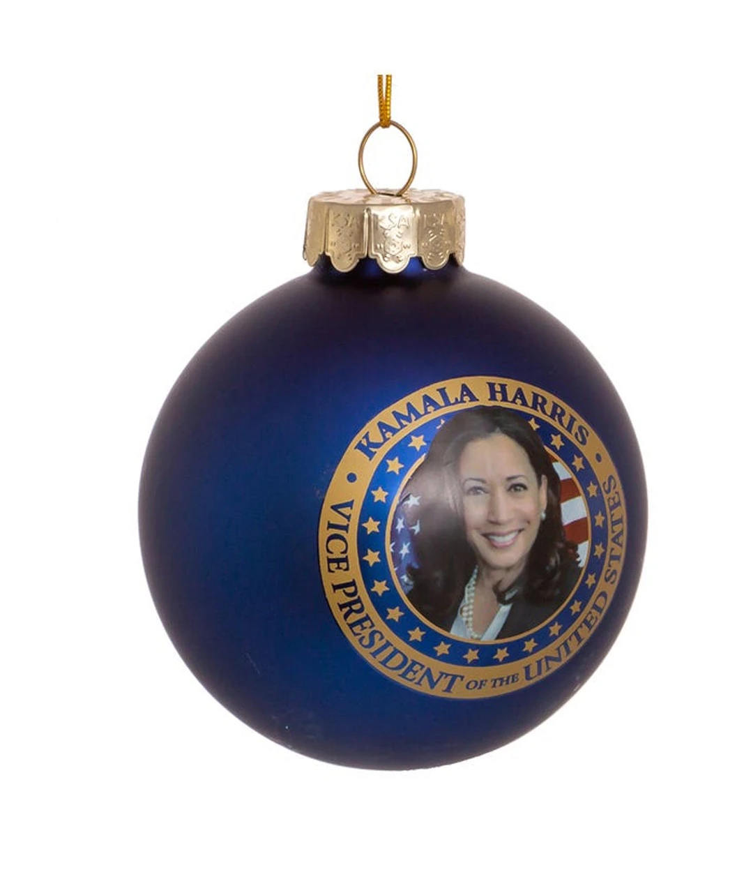 Kurt Adler Vice President Kamala Harris Glass Ball Ornament 3 Kurt Adler Vice President Kamala Harris Glass Ball Ornament - Image 3