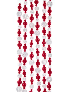 Kurt Adler Red Bead Garland