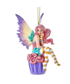 Kurt Adler Cupcake Fairy Ornament