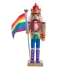 Kurt Adler 12" Gay Pride Nutcracker