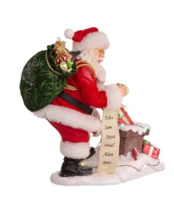 Kurt Adler 10.5" Fabriché™ Lighted Chimney Santa -Kurt Adler Outlet Store fa0151 02 87067.1628265323