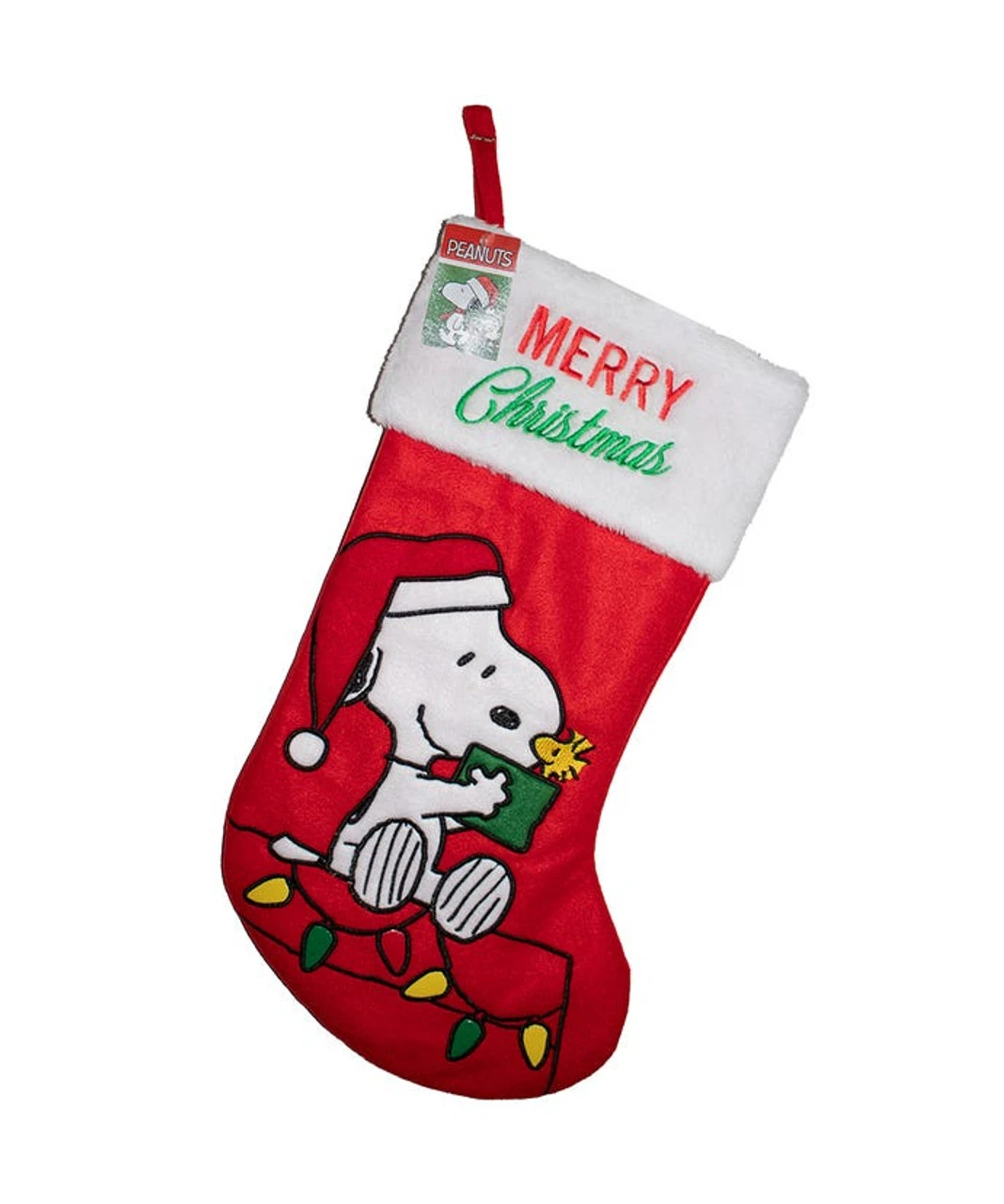 Kurt Adler Peanuts© Snoopy Applique Stocking 1 Kurt Adler Peanuts© Snoopy Applique Stocking