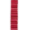 Kurt Adler Red And White Fuzzy Edge Double Wire Ribbon